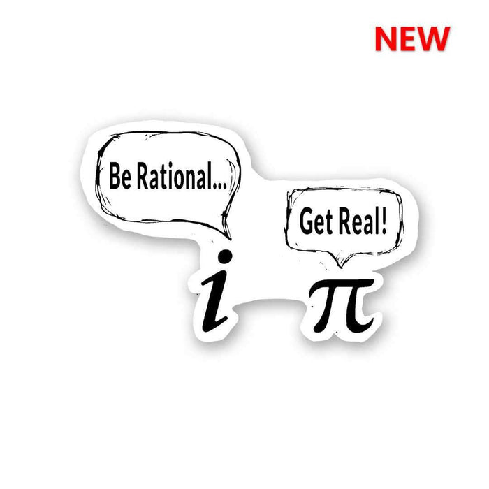 Rational VS Real Sticker - Stickers | STICK IT UP