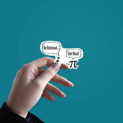 Rational VS Real Sticker - Stickers | STICK IT UP