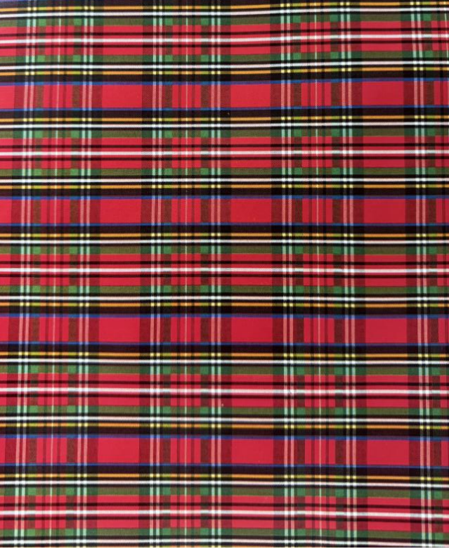 Red Plaid Wrapping Paper