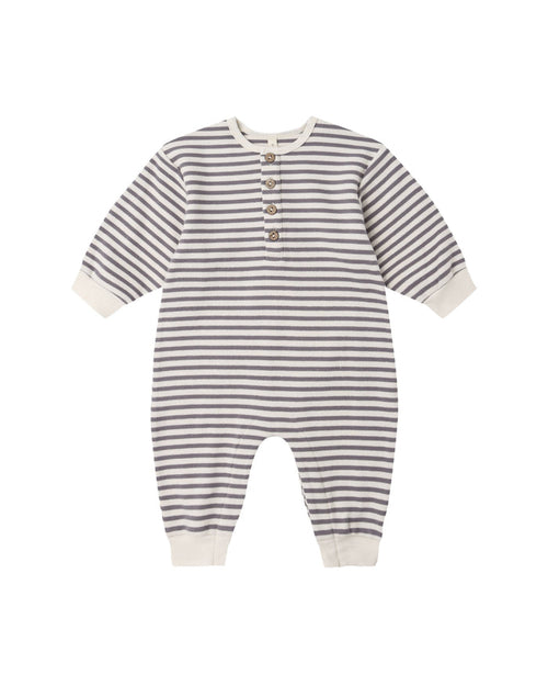 Relaxed Jumpsuit ll Slate Stripe
