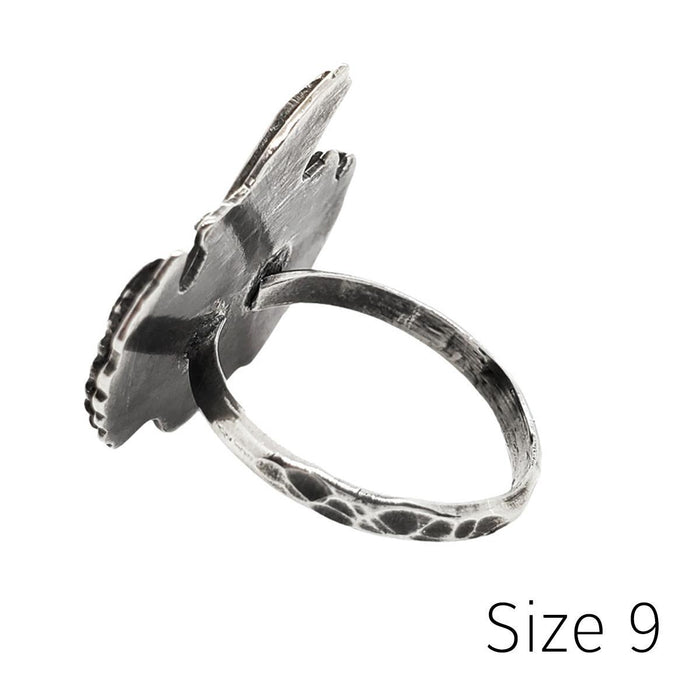 Ring - Double Meow Cats (Sizes 7, 9, 10) by Wanderlust Silver