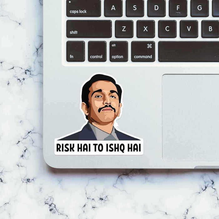Risk hai to ishq hai Sticker - Stickers | STICK IT UP
