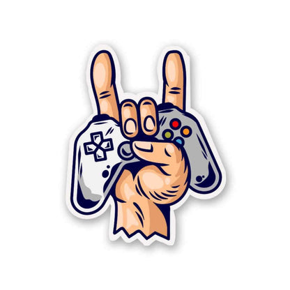 Rock On : Gamer Sticker - Stickers | STICK IT UP