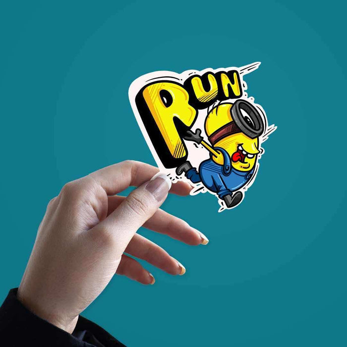 RUN!!! Sticker - Stickers | STICK IT UP