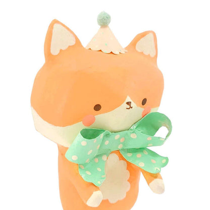 Sculpture - OOAK Paper Mache Fox by Chet and Dot
