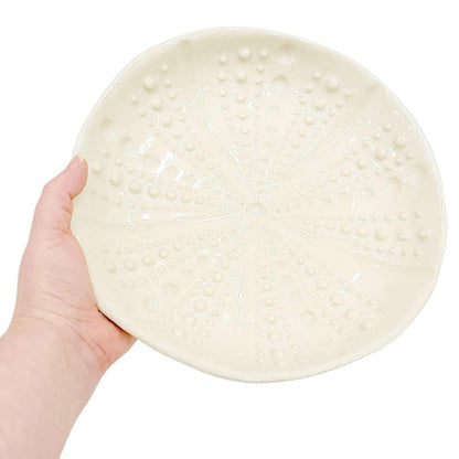Serving Dish - Sea Urchin (Off White) by Beach Baby Ceramics