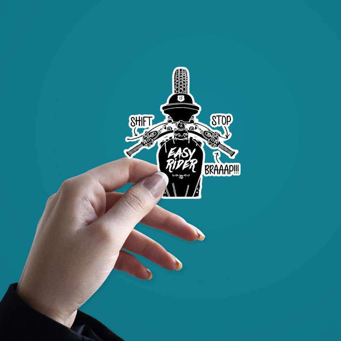 Shift Stop Braapppp Sticker - Stickers | STICK IT UP