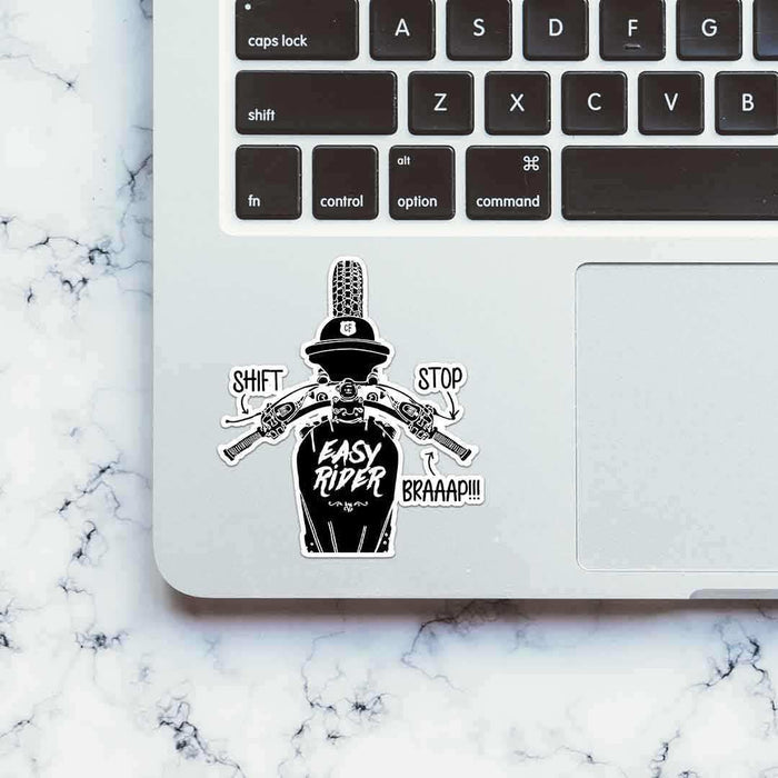 Shift Stop Braapppp Sticker - Stickers | STICK IT UP