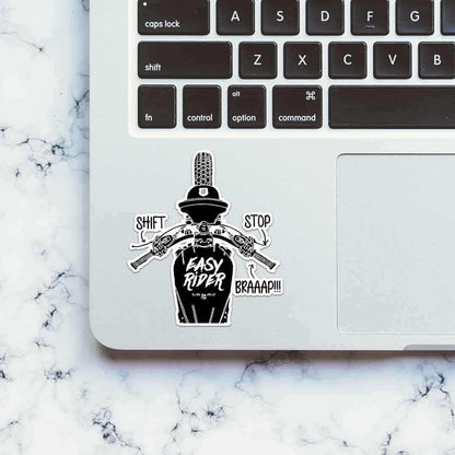 Shift Stop Braapppp Sticker - Stickers | STICK IT UP