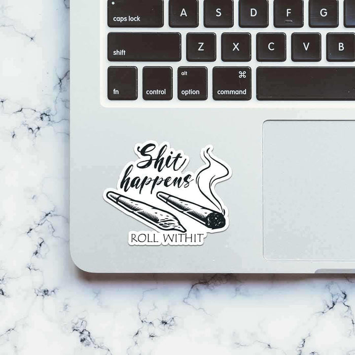 Sh*t Happens Sticker - Stickers | STICK IT UP