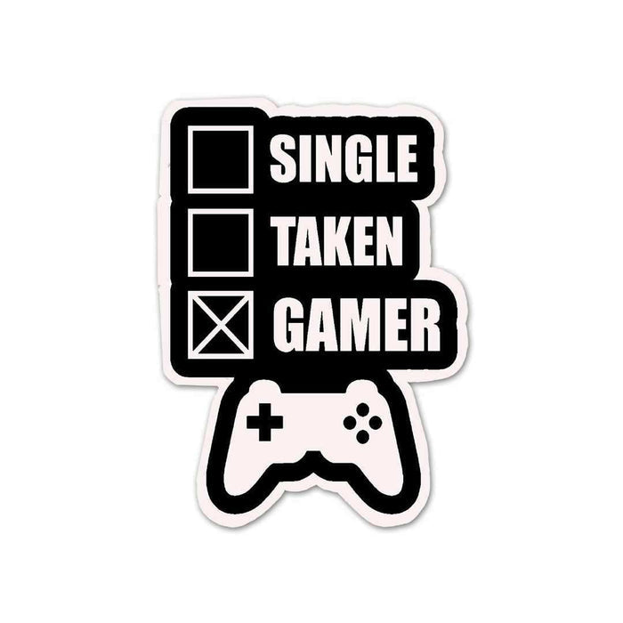 Single Taken Gamer Sticker - Stickers | STICK IT UP