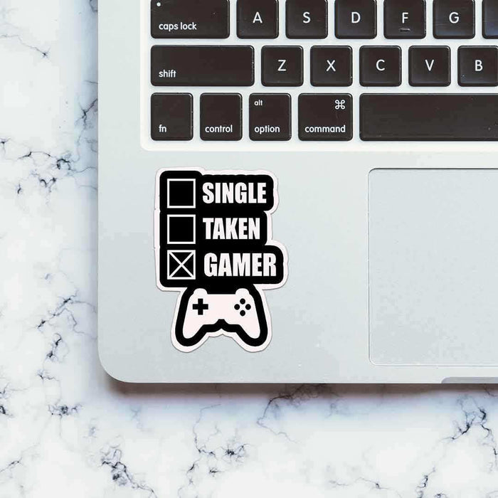 Single Taken Gamer Sticker - Stickers | STICK IT UP
