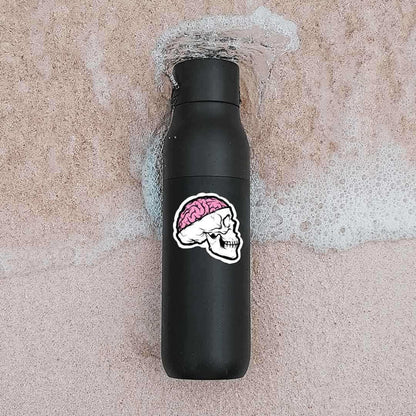 Skull With Brain Open Sticker - Stickers | STICK IT UP