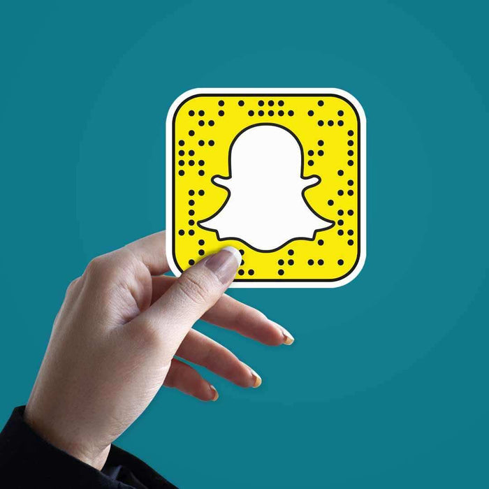 Snapchat Logo Sticker - Stickers | STICK IT UP