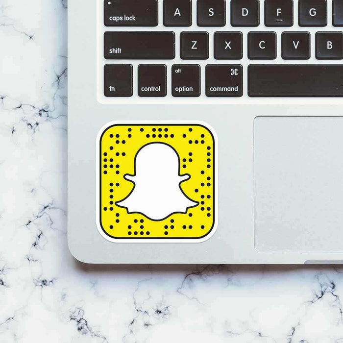 Snapchat Logo Sticker - Stickers | STICK IT UP