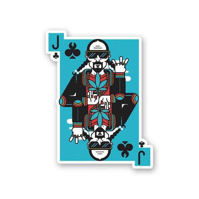 Snoop Dog Card Sticker - Stickers | STICK IT UP