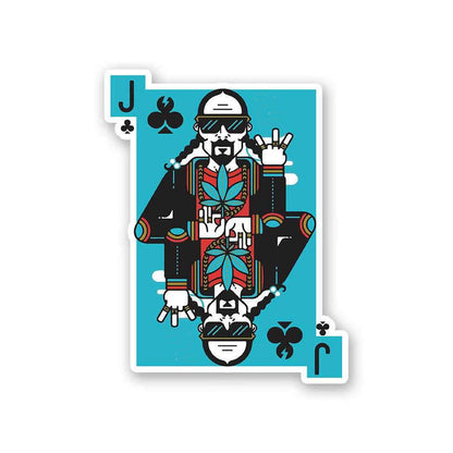Snoop Dog Card Sticker - Stickers | STICK IT UP