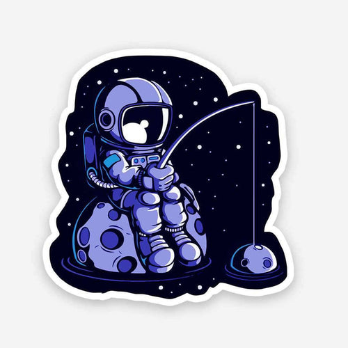 Space Fishing sticker - Stickers | STICK IT UP