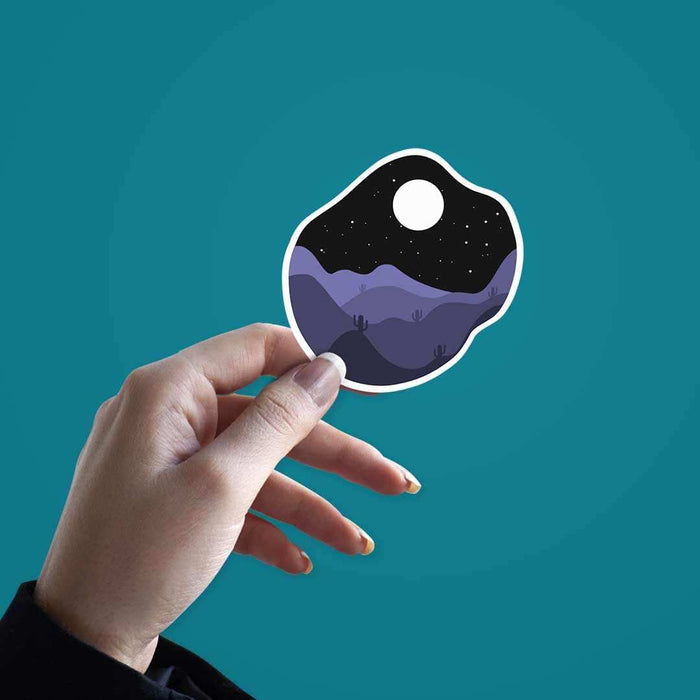 Starry Desert Night Sticker - Stickers | STICK IT UP
