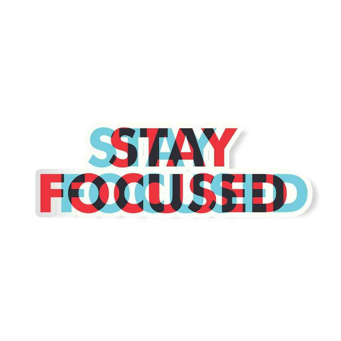Stay Focused Sticker - Stickers | STICK IT UP
