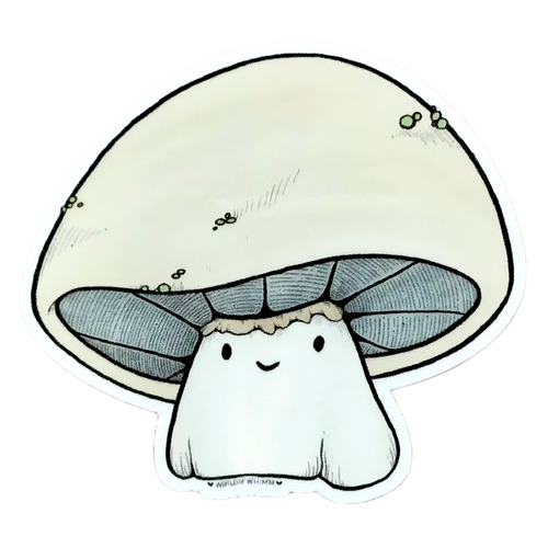 Sticker - Button Mushroom by World of Whimm