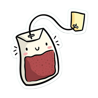 Stickers - Large Vinyl (Coffee & Tea) by Emily McGaughey