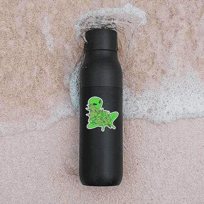Stoned Alien Sticker - Stickers | STICK IT UP