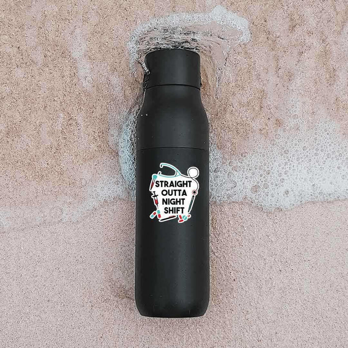 Straight outta night shift sticker - Stickers | STICK IT UP