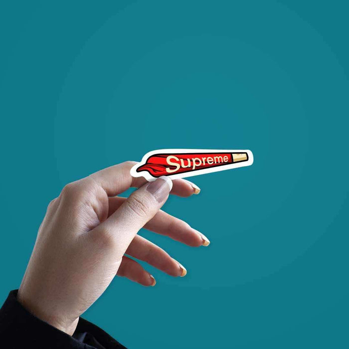 Supreme Bud Sticker - Stickers | STICK IT UP