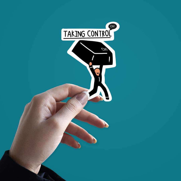 Taking Control Sticker - Stickers | STICK IT UP
