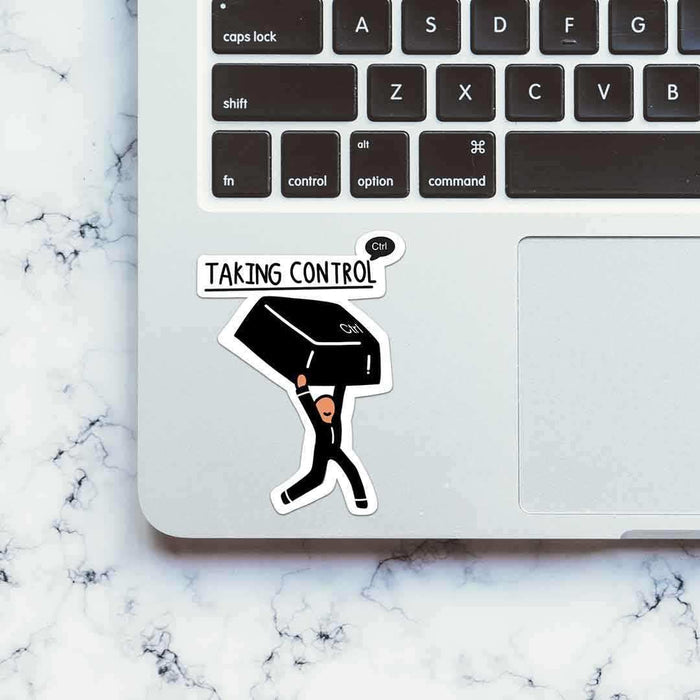 Taking Control Sticker - Stickers | STICK IT UP