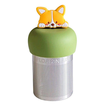 Tea Infuser - Playful Puppy (Green Base) by Float2Infuse