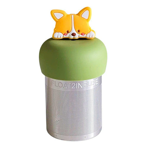 Tea Infuser - Playful Puppy (Green Base) by Float2Infuse