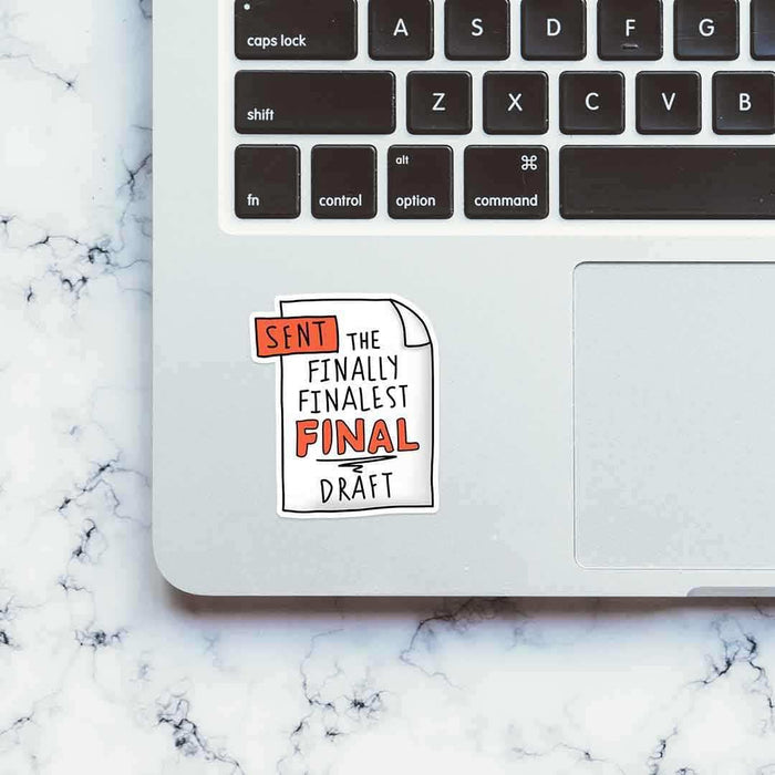 The finally finalest FINAL Draft Sticker - Stickers | STICK IT UP