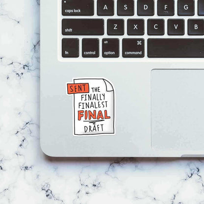 The finally finalest FINAL Draft Sticker - Stickers | STICK IT UP