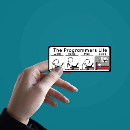 The Programmers Life Sticker - Stickers | STICK IT UP