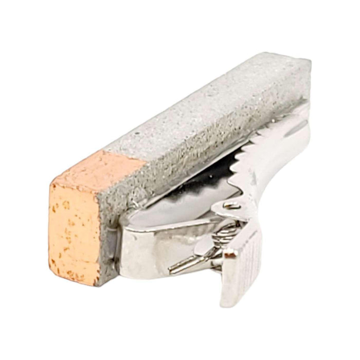 Tie Clips - Copper Rectangle Concrete by Studio Corbelle