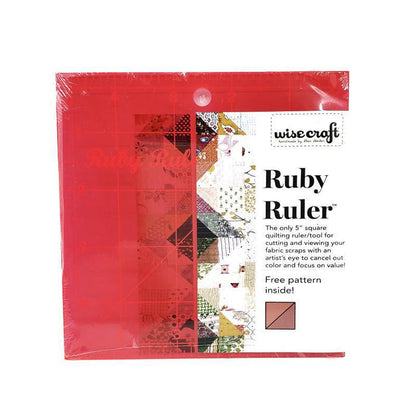 Tools - Ruby Ruler for Quilters by Wise Craft
