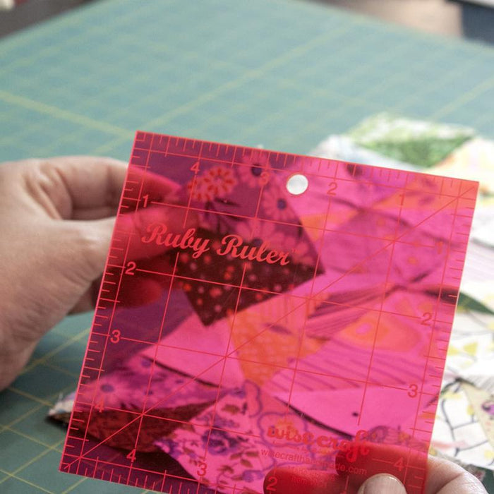 Tools - Ruby Ruler for Quilters by Wise Craft