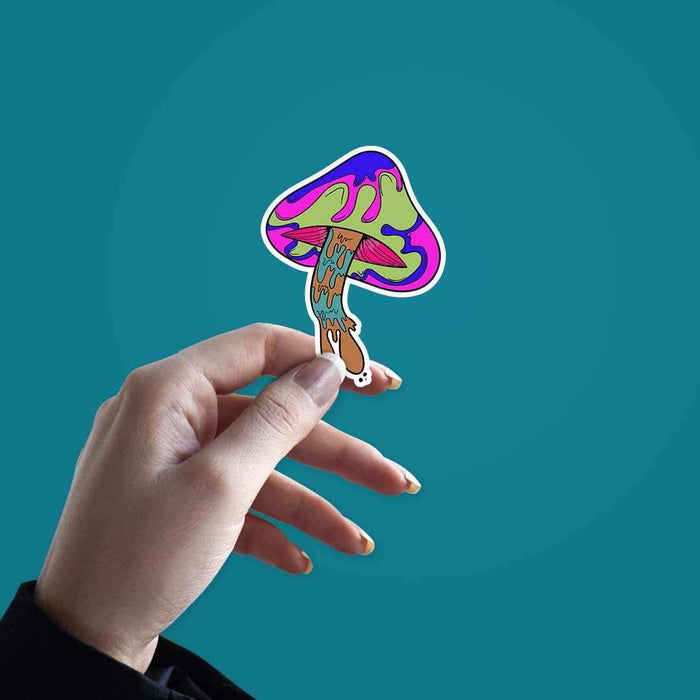 Trippy mushroom sticker - Stickers | STICK IT UP