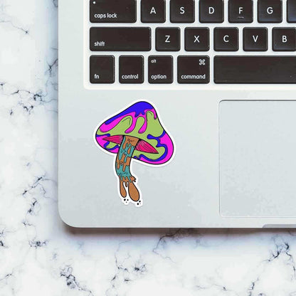 Trippy mushroom sticker - Stickers | STICK IT UP