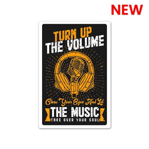 Turn up the volume Sticker - Stickers | STICK IT UP