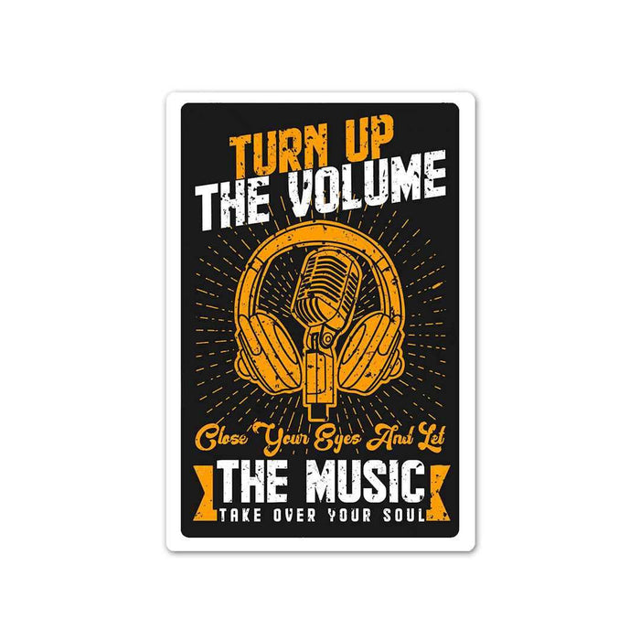 Turn up the volume Sticker - Stickers | STICK IT UP