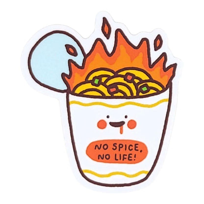 Vinyl Stickers - No Spice, No Life by Mis0 Happy
