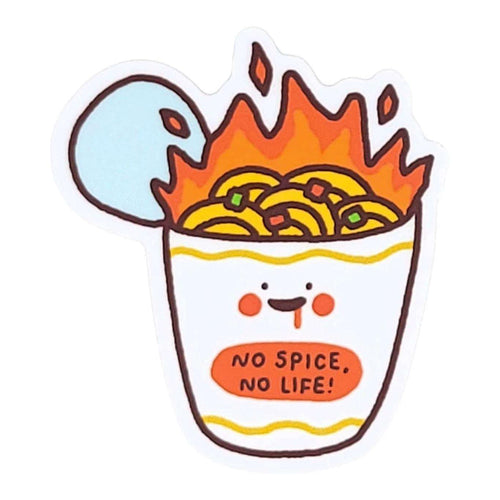 Vinyl Stickers - No Spice, No Life by Mis0 Happy