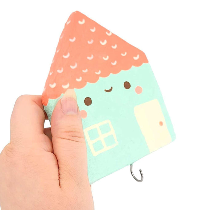 Wall Hook - Paper Mache House by Chet and Dot