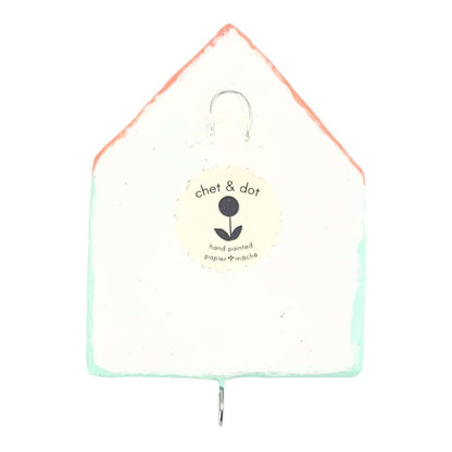 Wall Hook - Paper Mache House by Chet and Dot