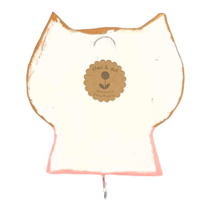 Wall Hook - Paper Mache Kitty by Chet and Dot