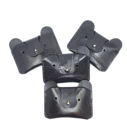 Wallet - Bear Leather (Black) by The Merchant Studio