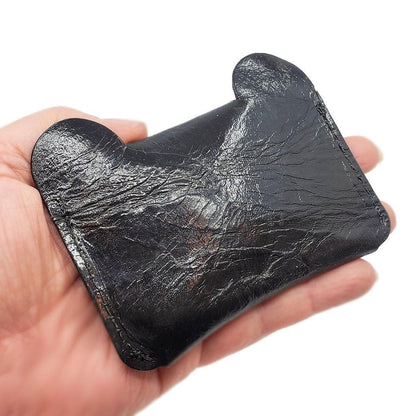 Wallet - Bear Leather (Black) by The Merchant Studio